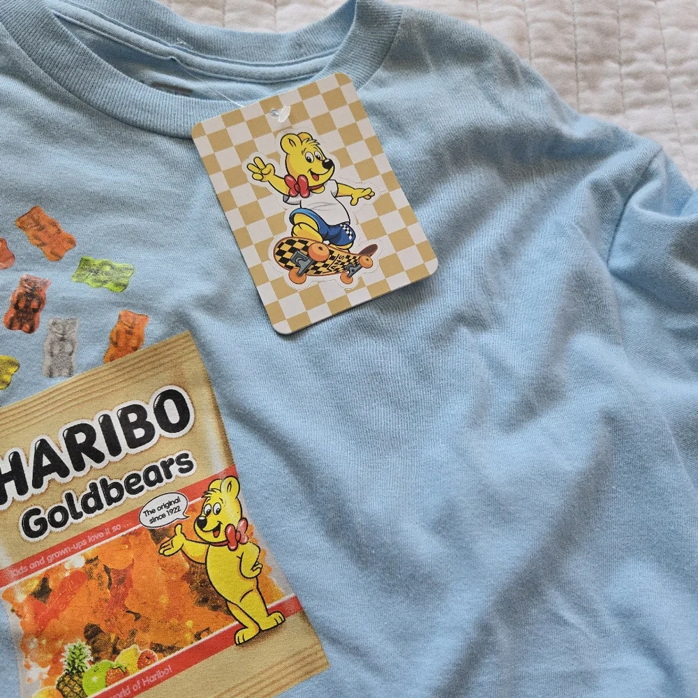 Vans Haribo Skate Bear Collab Kids Medium Cotton Classic Fit Blue  10-12 092025 - Picture 3 of 7